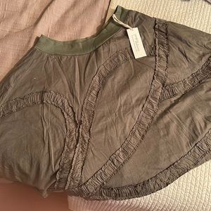 PROJECT ALABAMA olive mini skirt, size large